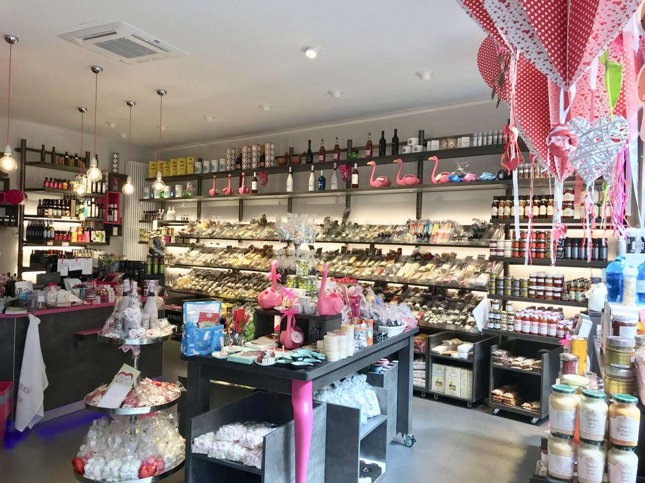 Schön dekorierter Laden