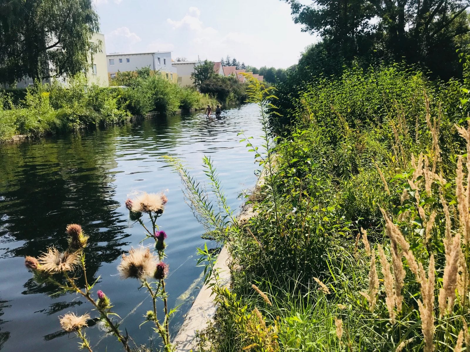 Mit großer Wiese für Freizeit und Sport