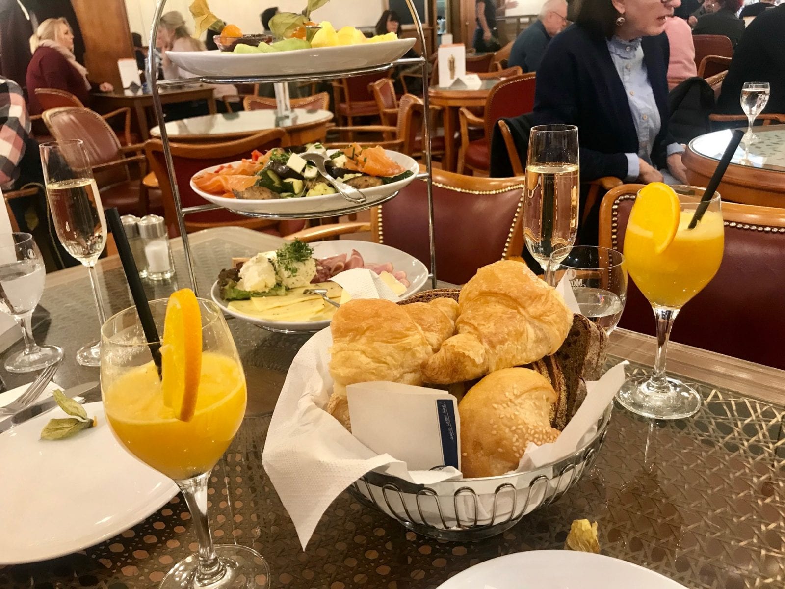 Große Frühstücksauswahl