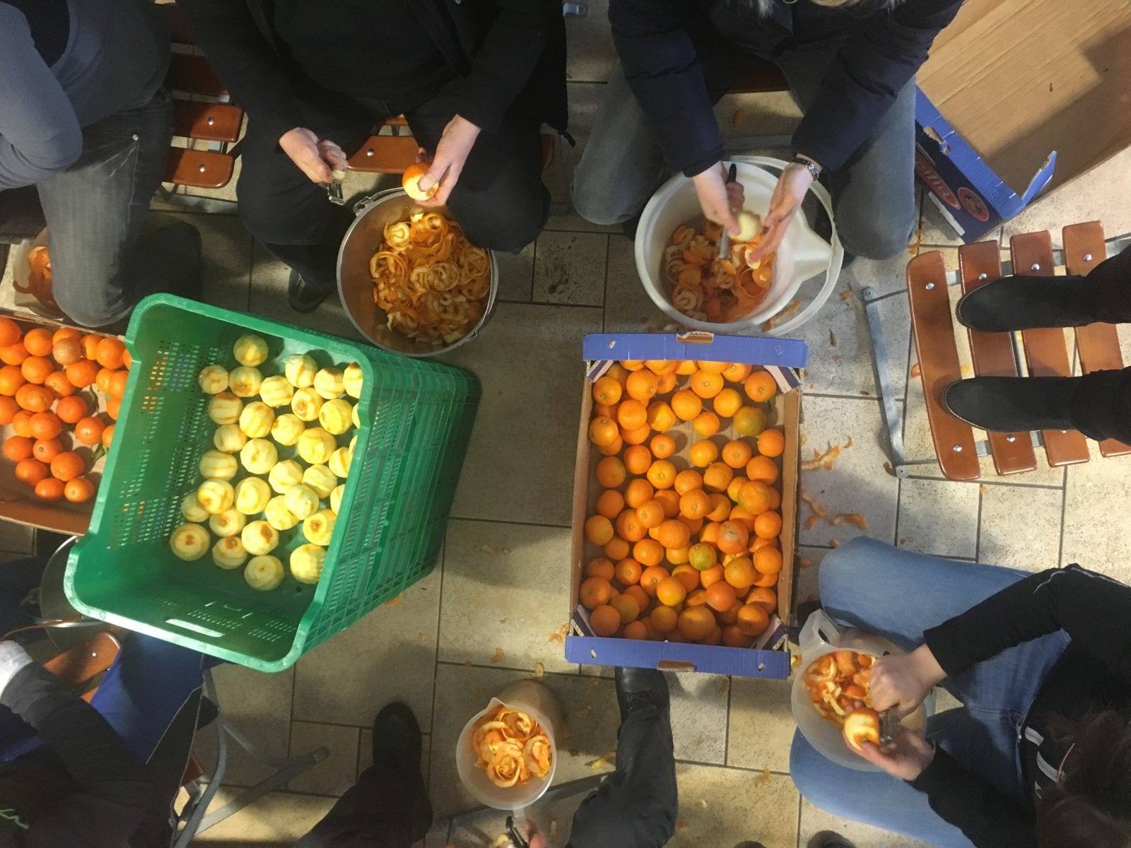 Frisches Obst aus eigenem Anbau