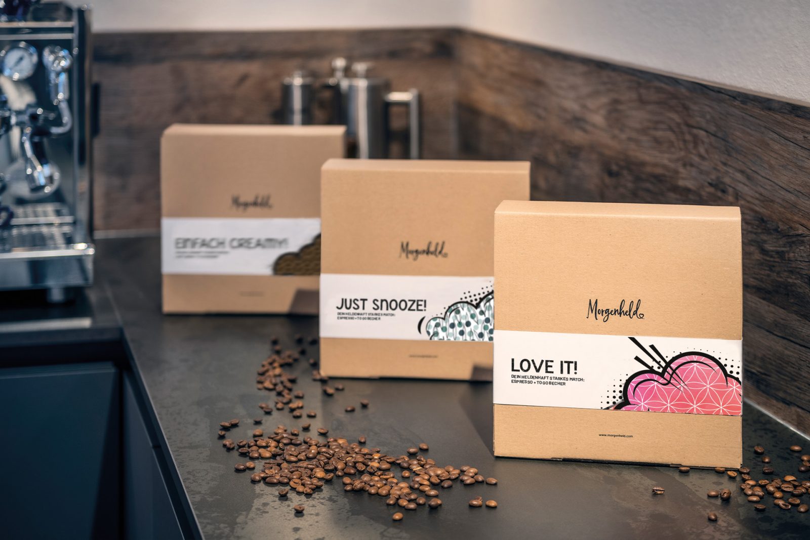 Schön gestaltete Sets zum Verschenken oder selbst Behalten.