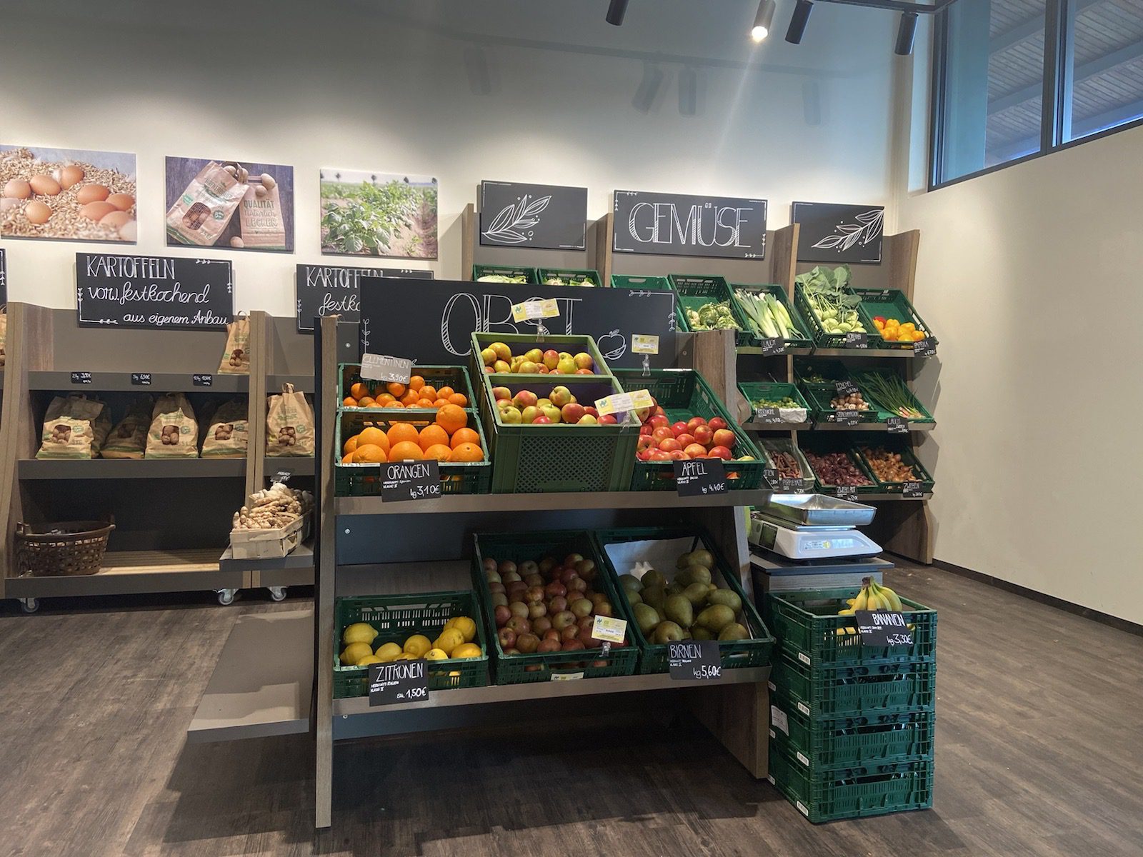Obst und Gemüse in Bio-Qualität