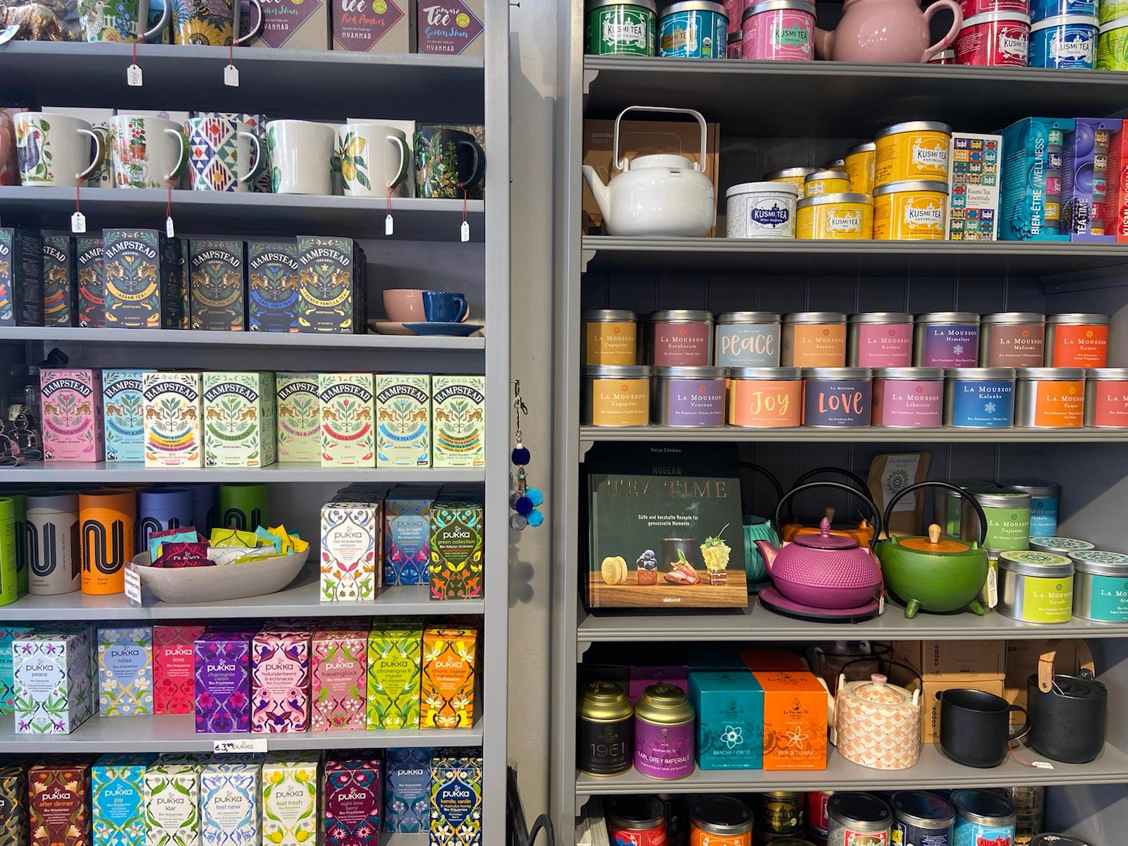 Verschiedene Teesorten