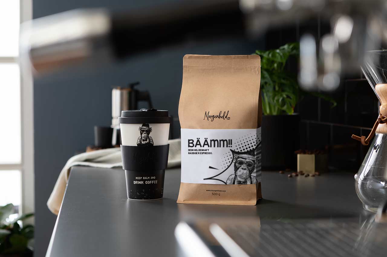 Dein heldenhaft rassiger Espresso.