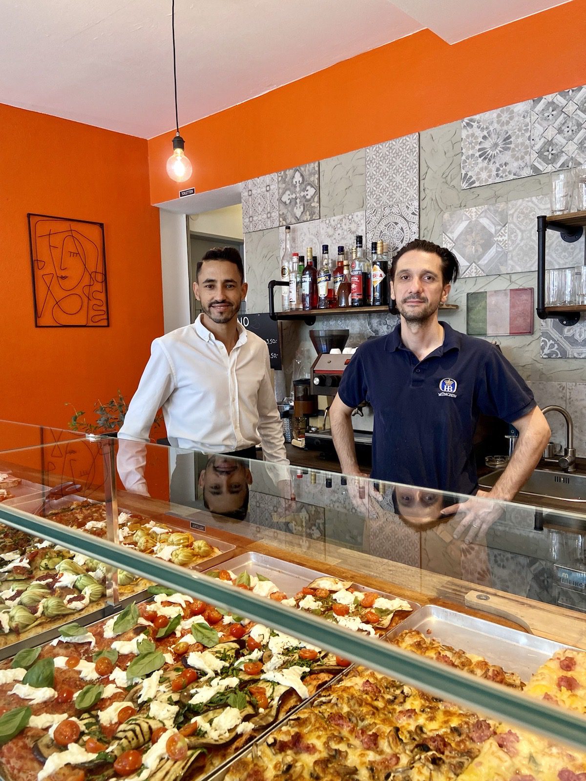 Die Inhaber Ilario und Khalid