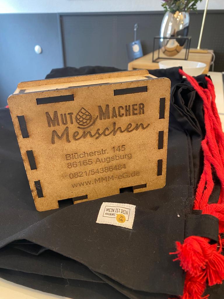 Handgenähte Taschen für unsere Teilnehmer der City Tipp Touren