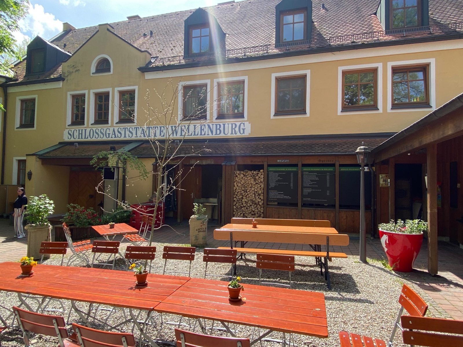 Genießen bei Sonnenschein