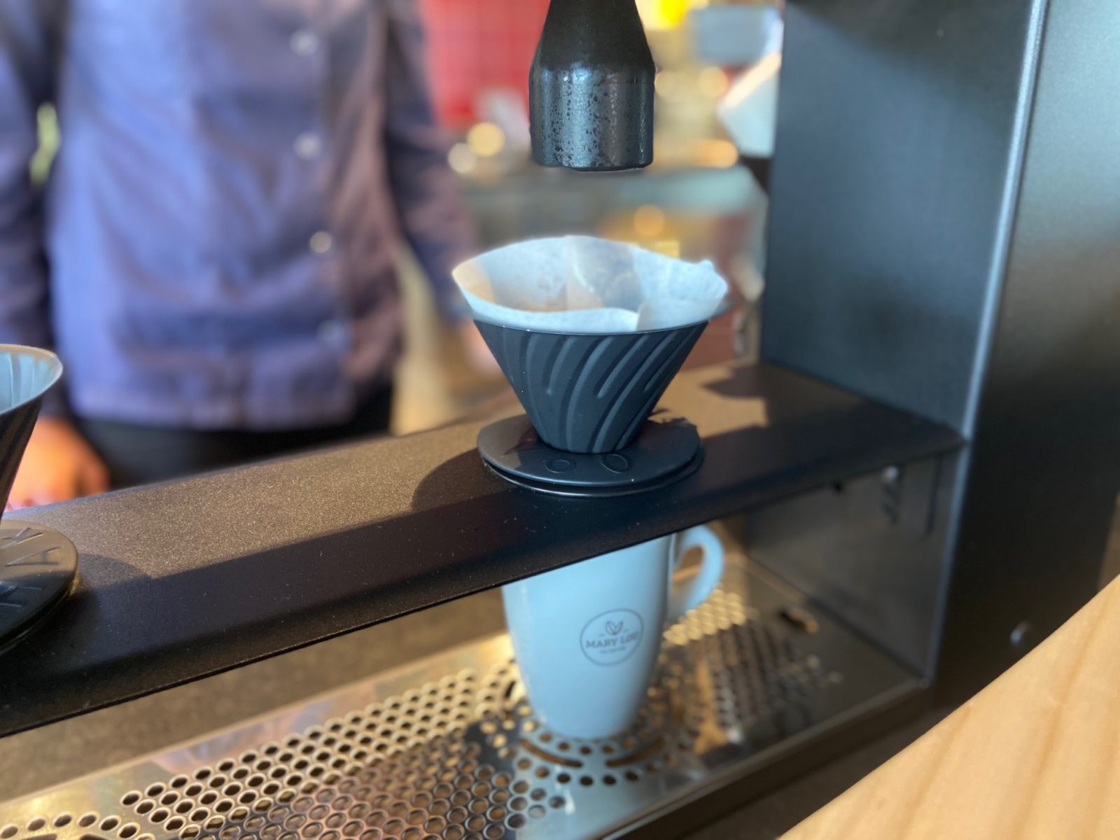 frisch aufgebrühten Filterkaffee