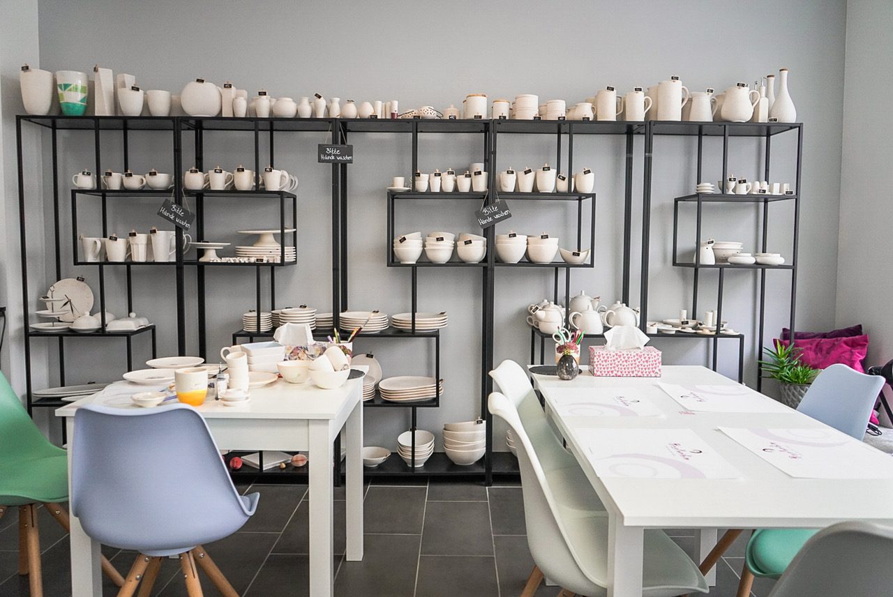 Viele Stempel, Farben und Vorlagen