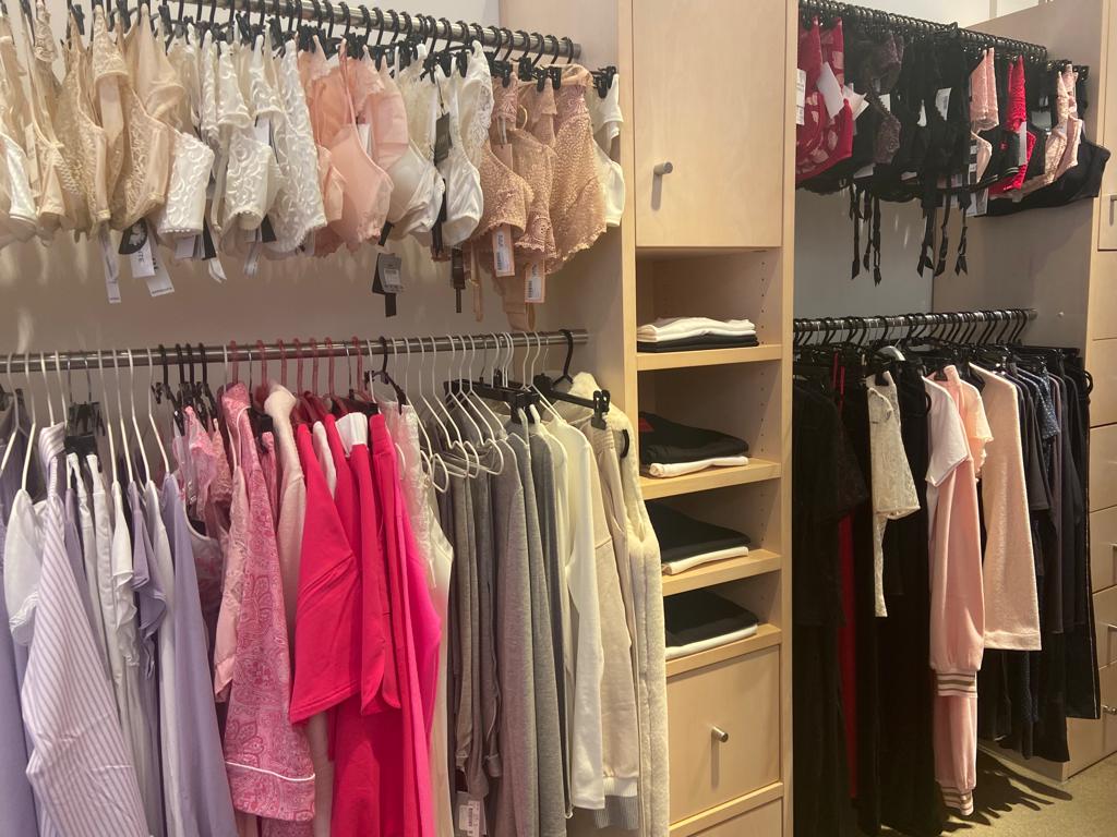 Zarte Damenunterwäsche