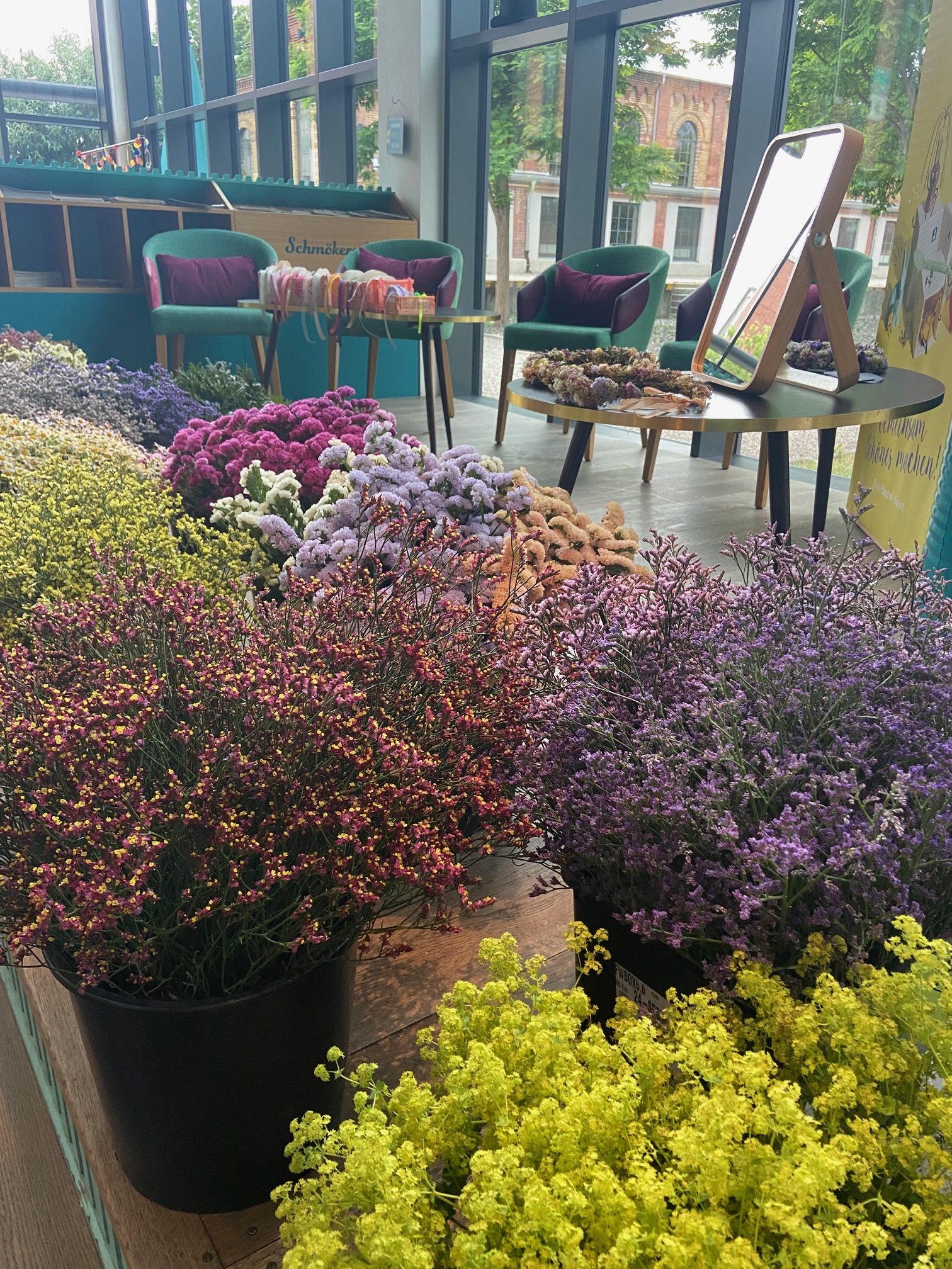 Ein Blumenmeer in wunderschönen Farben