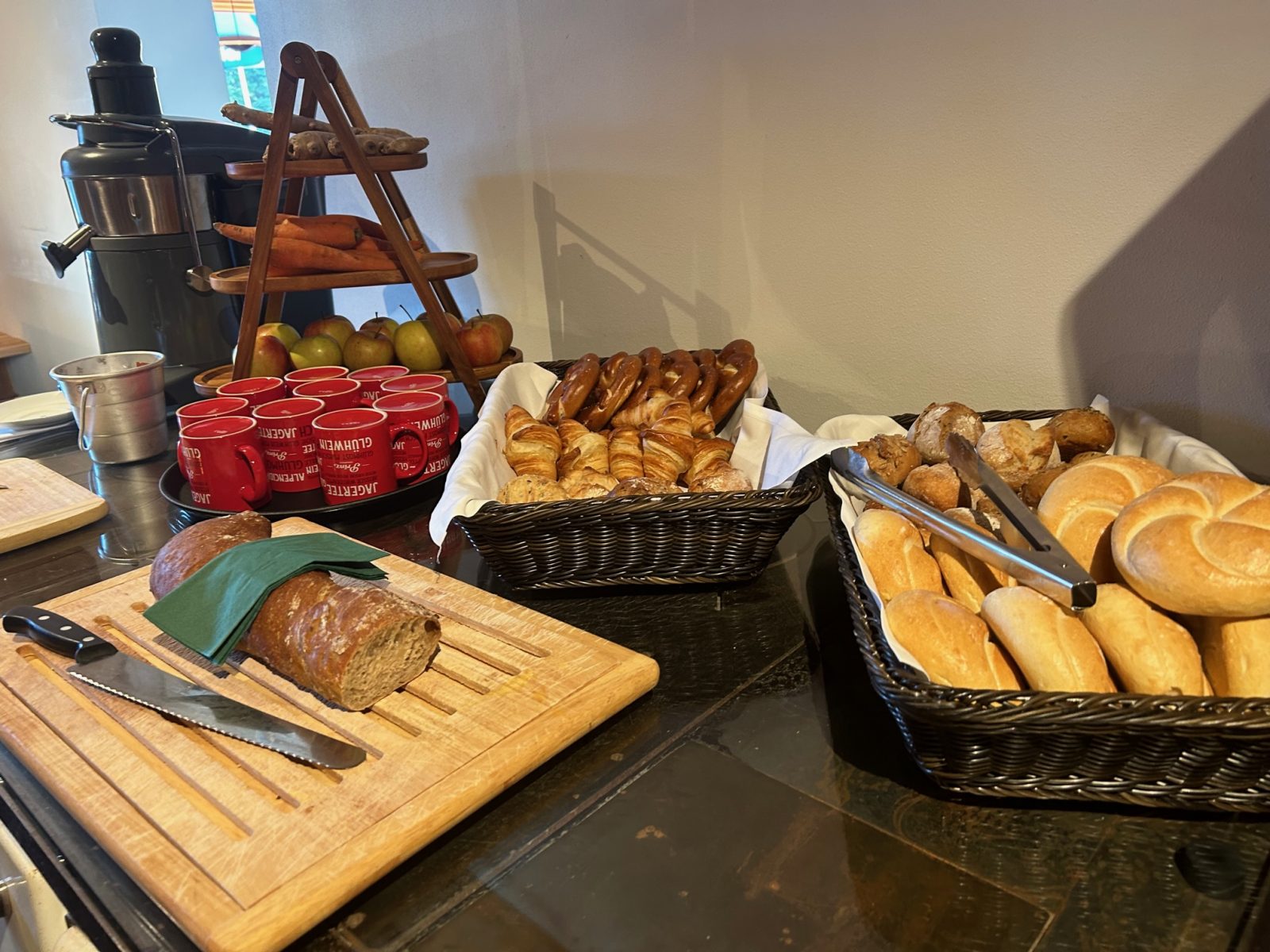 Leckeres Frühstücksbuffet