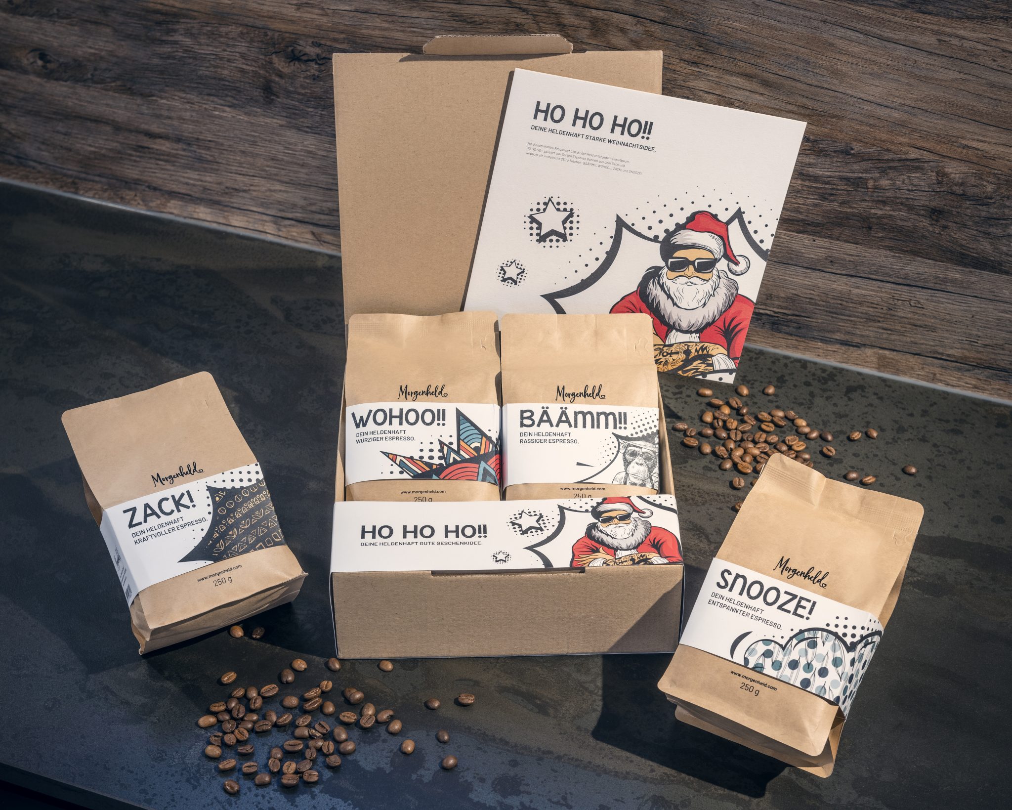 Morgenheld Kaffee ist dein täglicher Begleiter. Ob mild, cremig oder kräftig