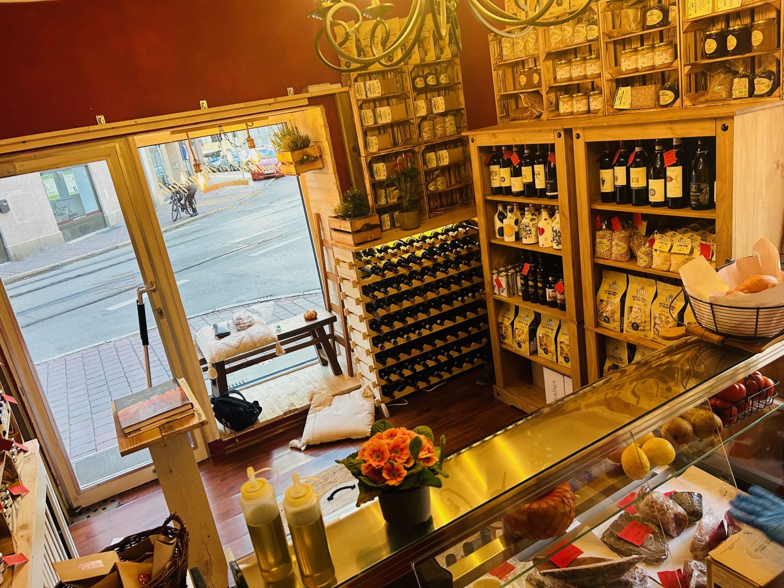 In der Nähe des Fischertor in Augsburg