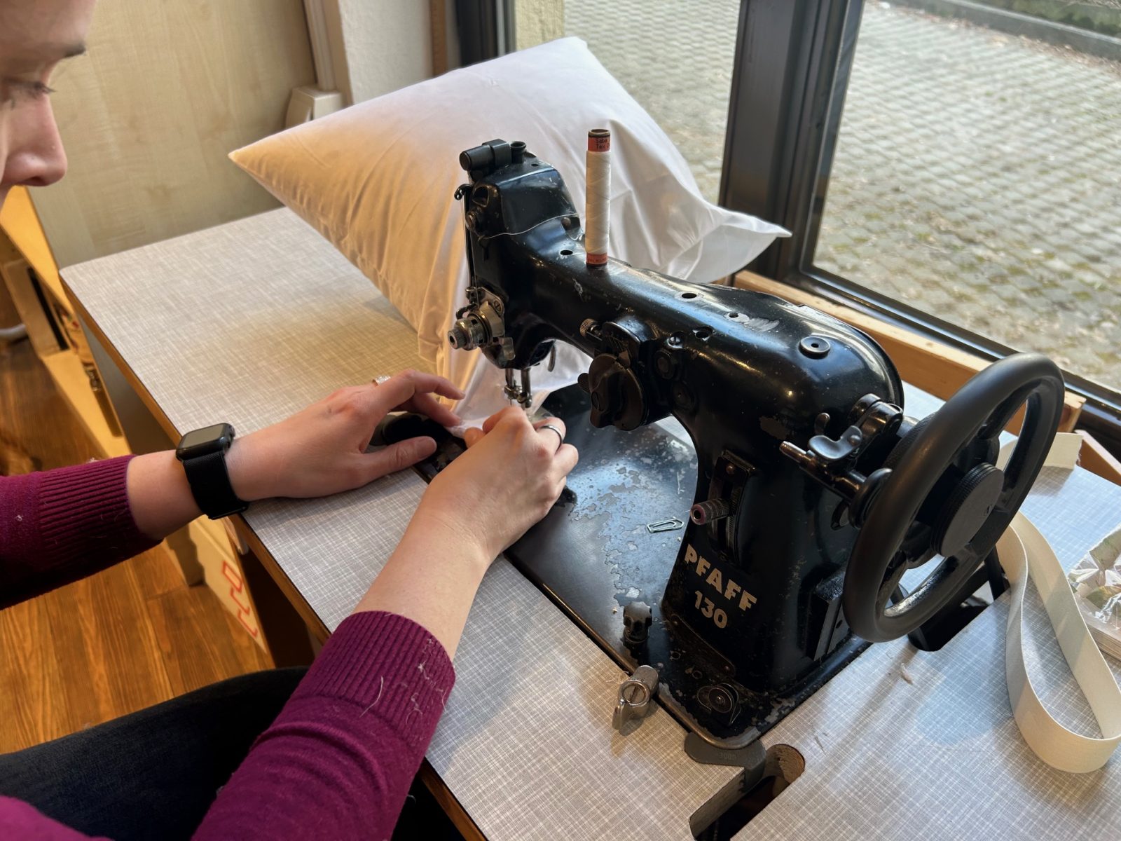 Maßanfertigung der Decken und Kissen