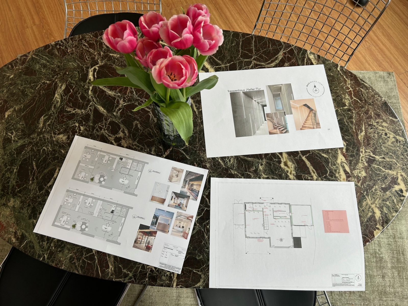 Pläne für den Lichteinbau