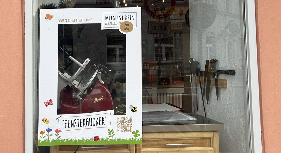 Fenstergucker bei Feinkost Montefalco
